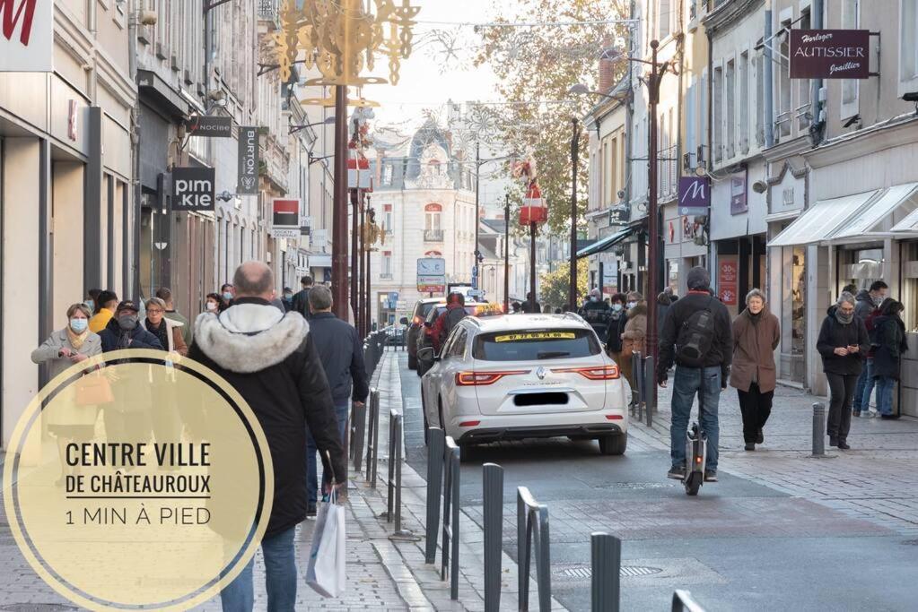 Le Petit Martial - Coeur De Ville,Refait A Neuf,Tout Equipe, Parking Châteauroux Εξωτερικό φωτογραφία
